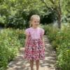 Picture of Rochy Summer Girls Cherry Gingham Dress & Scrunchie Set X 2 - Pink Fuschia