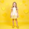 Picture of Beau KiD Girls Summer AOP Heart Print Dress & Headband Set X 2  - Lemon