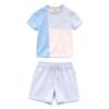 Picture of Caramelo Kids Boys Summer Colour Block Short Set X 2 - Sky Blue