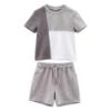Picture of Caramelo Kids Boys Summer Colour Block Short Set X 2 - Grey