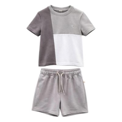 Picture of Caramelo Kids Boys Summer Colour Block Short Set X 2 - Grey