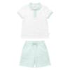 Picture of Caramelo Kids Boys Summer Pique Polo Short Set X 2 - Mint
