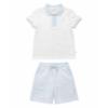 Picture of Caramelo Kids Boys Summer Pique Polo Short Set X 2 - Sky Blue