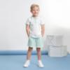 Picture of Caramelo Kids Boys Summer Pique Polo Short Set X 2 - Mint