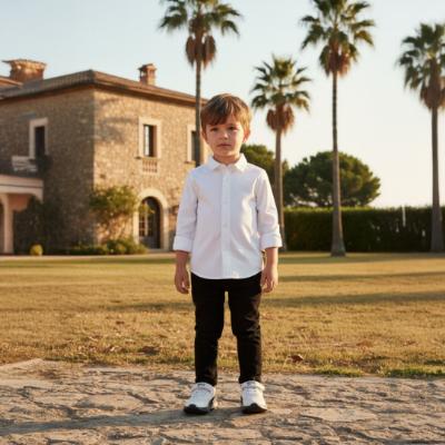 Picture of BOSS Toddler Boys 5 Pocket Denim Trousers - Black