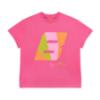 Picture of Bonini by A* Dee Dynamic Oversized Logo T-Shirt - Hot Pink