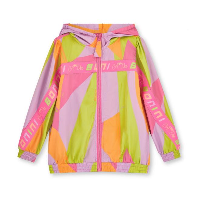 Picture of Bonini by A* Dee Future Sport Jacket With Tape Detail - Hot Pink