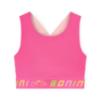 Picture of Bonini by A* Dee Flex Colour Block Crop Top - Hot Pink