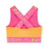 Picture of Bonini by A* Dee Flex Colour Block Crop Top - Hot Pink