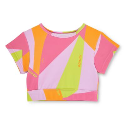 Picture of PRE ORDER Bonini by A* Dee Dream AOP Crop Top - Hot Pink