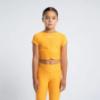 Picture of Bonini by A* Dee Aspire Short Sleeve Ruched Top - Florida Orange