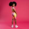 Picture of PRE ORDER Bonini by A* Dee Dream AOP Crop Top - Hot Pink
