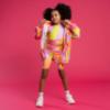 Picture of PRE ORDER Bonini by A* Dee Dream AOP Crop Top - Hot Pink