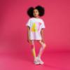 Picture of Bonini by A* Dee Dynamic Oversized Logo T-Shirt - Bright White Hot Pink