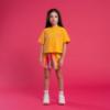 Picture of PRE ORDER Bonini by A* Dee Shine Cropped Logo T-Shirt - Florida Orange
