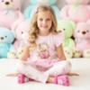 Picture of Giorgio Bambini Girls Bear Tunic Leggings & Hairband Set X 3 - Pink