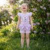 Picture of Giorgio Bambini Girls Cupcake Top Ruffle Shorts & Hairband Set X 3 - Lilac