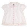 Picture of Sarah Louise Baby Girls Embroidered Puff Sleeve Blouse & Bloomer Set X 2 - White Pink