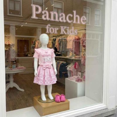 Picture of Giorgio Bambini Girls Diamante Carousel Top Skirt & Hairband Set X 3 - Pink