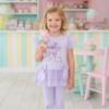Picture of Giorgio Bambini Girls Diamante Carousel Tunic Leggings & Hairband Set X 3 - Lilac