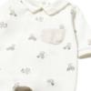 Picture of Mayoral Newborn Baby Boys Summer Set of Teddy Onesies  X 2 - Ivory Beige