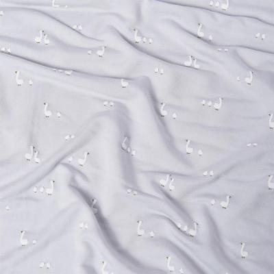 Picture of Mayoral Newborn Baby Duck Print Cotton Blanket - Grey Ivory Beige