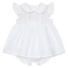 Picture of Deolinda Baby Girls Comporta Smocked Dress & Panties Set X 2 - Ivory Beige