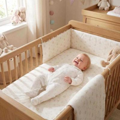 Picture of Deolinda Baby Boys Biscuit Bunny Print Front Opening Babygrow In Gift Box - Cream Beige