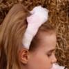 Picture of Deolinda Chic Girls Linda Collection Tulle Roses Headband - Pink Ivory