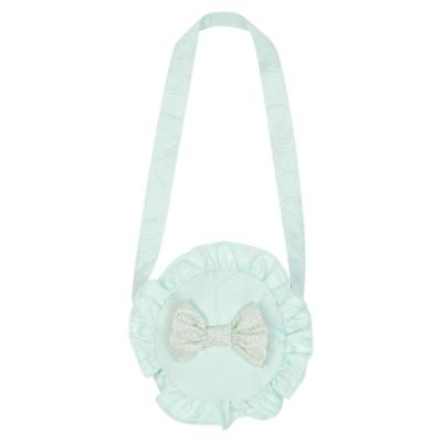 Picture of Deolinda Chic Girls Lurex Bow Crossbody Bag  - Mint Green