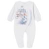 Picture of Sofija Baby Arabella Collection Babygrow Hat & Swaddle Set X 3 - White Blue