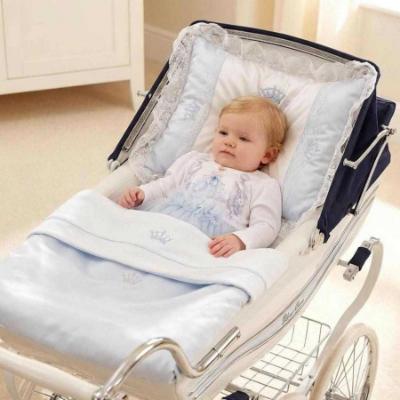 Picture of Sofija Baby Arabella Collection Skirted Babygrow - White Blue