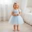 Picture of Sofija Baby Arabella Collection Tulle Dress & Headband Set x 2 - White Blue