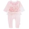 Picture of Sofija Baby Nel Collection Bunny Print  Babygrow - Dark Pink