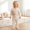Picture of Sofija Baby Nel Collection Bunny Print Tracksuit Set X 2 - Ivory Pink