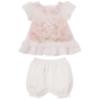 Picture of Sofija Baby Nel Collection Bunny Print Muslin Jam Pant Set X 2 - Ivory Pink