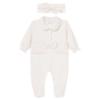 Picture of Sofija Baby Salma Collection Babygrow With Headband Set X 2 - Ivory