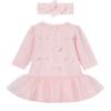 Picture of Sofija Baby Hana Collection Diamante & Bow Dress & Headband Set x 2 - Pink