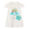 Picture of Mayoral Girls Summer Dress & Bag Set X 2 - Cream