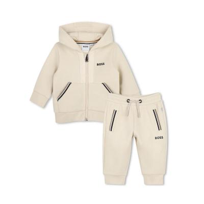 Picture of BOSS Toddler Boys Mini Me Tracksuit Set X 2 - Beige Multi