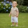 Picture of BOSS Toddler Boys Polo Top & Bermuda Shorts Set X 2 - Beige White