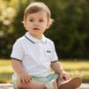 Picture of BOSS Toddler Boys Short Sleeve Polo - White