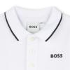 Picture of BOSS Toddler Boys Short Sleeve Polo - White
