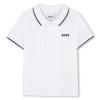Picture of BOSS Toddler Boys Short Sleeve Polo - White