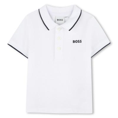 Picture of BOSS Toddler Boys Short Sleeve Polo - White