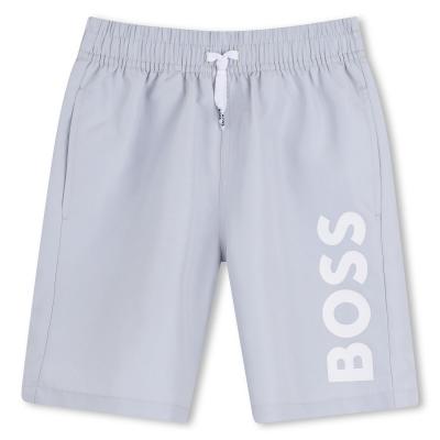 Picture of BOSS Boys Mini Me Swim Shorts - Pale Blue