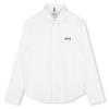 Picture of BOSS Boys Long Sleeve Traditional Oxford Cotton Shirt - White