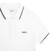 Picture of BOSS Boys Short Sleeve Polo - White