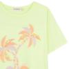 Picture of Billie Blush Girls Neon Sequin Palm Dress - Yellow