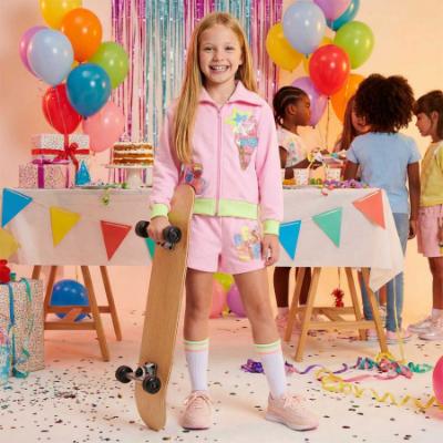 Picture of Billie Blush Girls Sequin Ice Cream Jacket - Pink Multi